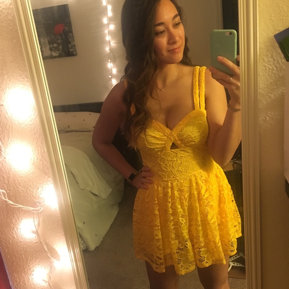 Macy’s Yellow Romper